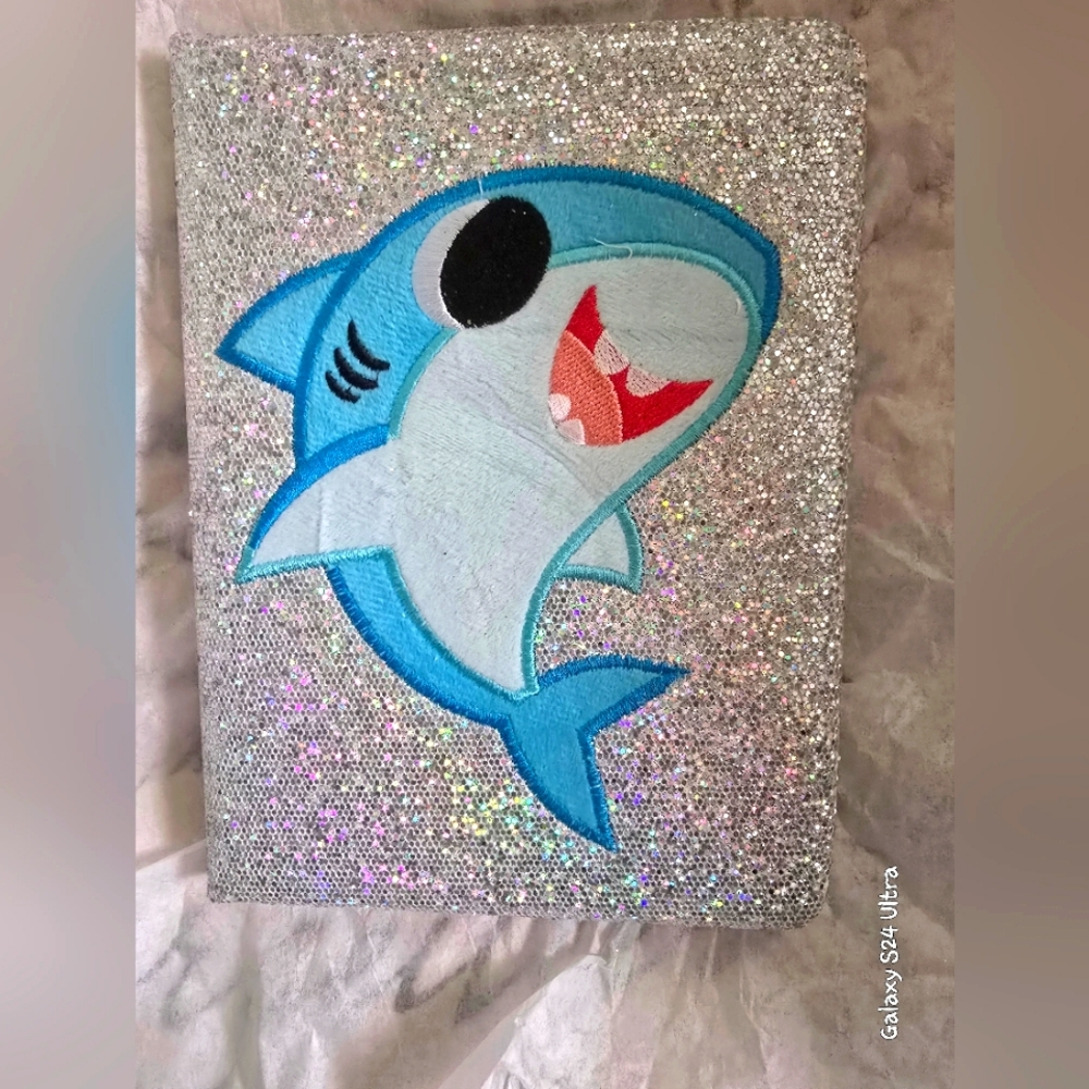 Little Shark Glitter Journal 192 pages New